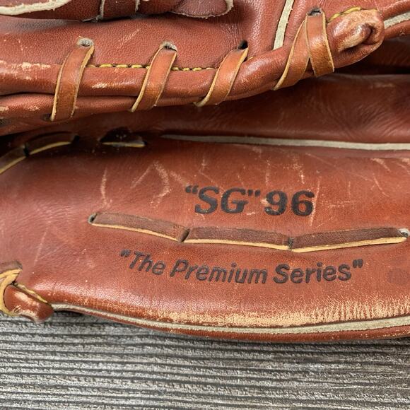 Rawlings Leather SG 96 Baseball Softball Glove Mitt SG96 Japan Made RHT - Picture 2 of 7